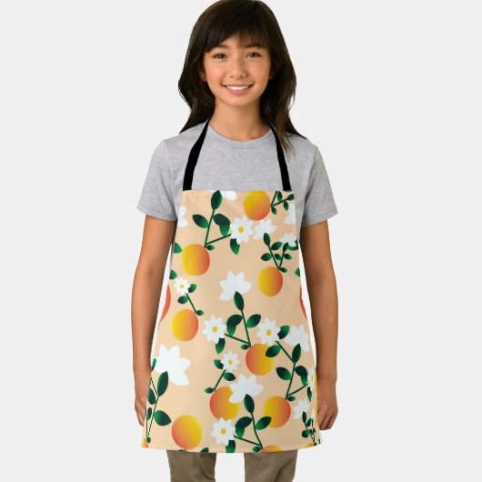 Tablier Little Cutie Orange Motif (Insitu)