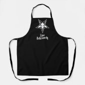 Tablier Live Delicieusement Black Phillip Baphomet (Recto)
