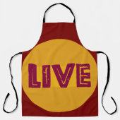 Tablier Live & Let Live In Orbit Apron (Recto)