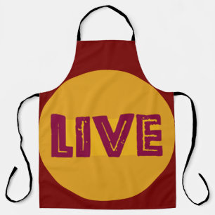 Tablier Live & Let Live In Orbit Apron
