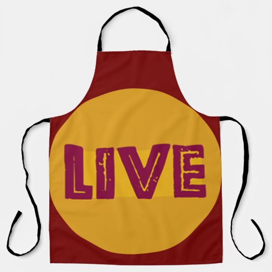 Tablier Live & Let Live In Orbit Apron (Recto)