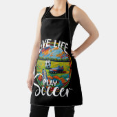 Tablier Live Life Play Soccer, Football Team Stade (Insitu)