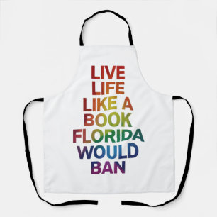 Tablier Live Like Book Florida Voudrait Interdire Les Cade