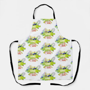 Tablier Live Love Cook, Funny Kitchen