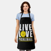 Tablier Live Love Pickleball Funny Pickle ball Lover Cadea (Porté)