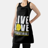 Tablier Live Love Pickleball Funny Pickle ball Lover Cadea (Insitu)