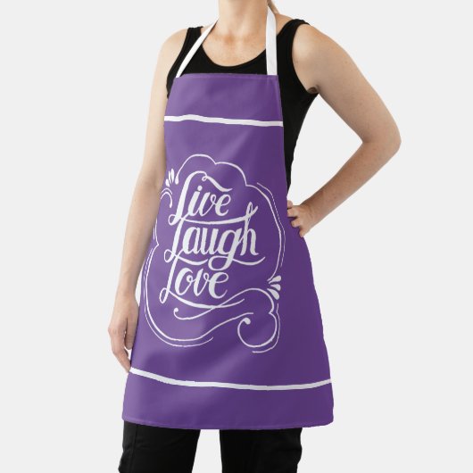 Tablier LIve rire amour (Insitu)