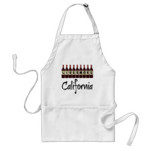 Tablier Livermore Californie Bouteilles de vin rouge Dégus