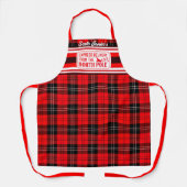 Tablier Livraison d'Express Pôle Nord Xmas thème personnal (Recto)