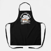 Tablier Livres et écorces - Conception de lecture de chien (Recto)