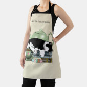 Tablier Livres Thé Chat Cute (Insitu)