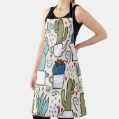 Tablier Llama Cactus : Conception sans fil dessinée à la m (Insitu)