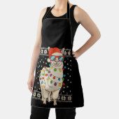 Tablier Llama Noël éclaire les vilains Noël Noël (Insitu)