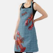 Tablier Lobster Crawling Chef Guy Long Apron (Insitu)