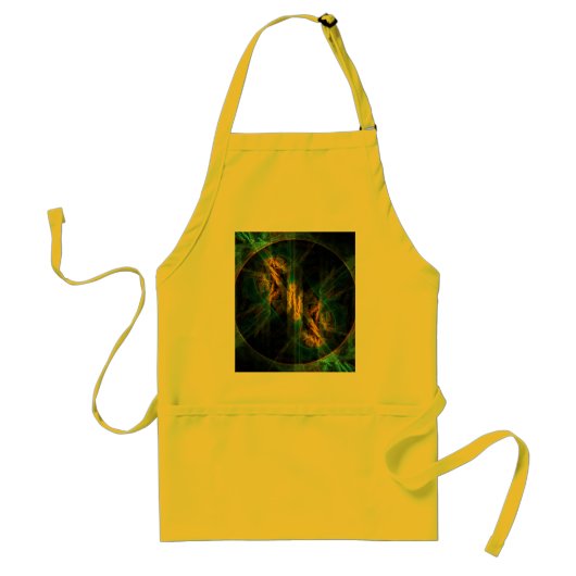 Tablier L'oeil de la Jungle Espace d'Art Abstrait (Devant)