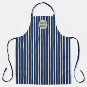 Tablier Logo Blancs simples Motifs élégantes (Recto)