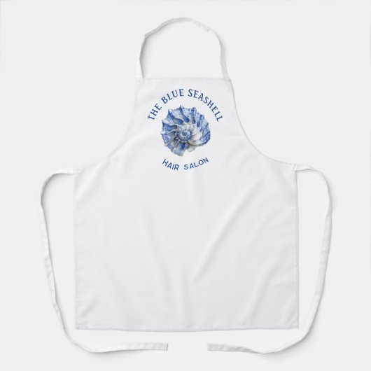 Tablier Logo Blue Seashell (Recto)