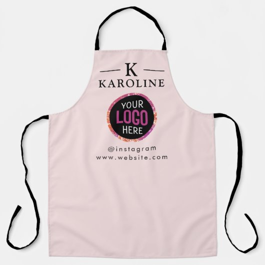 Tablier Logo Business Modern Minimal Entreprise Marquée (Recto)