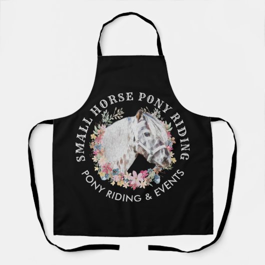Tablier Logo Cheval Poney Cercle (Recto)