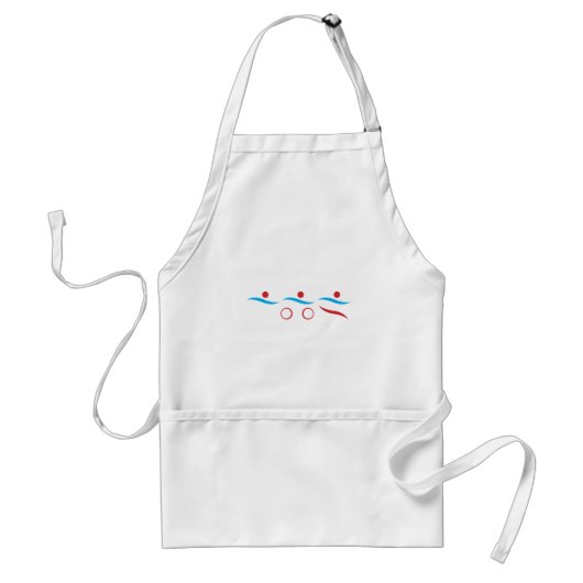 Tablier Logo cool moderne Triathlon (Devant)