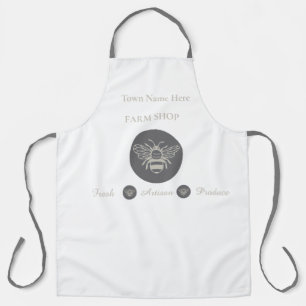 Tablier Logo d'abeille pour la boutique d'une ferme artisa