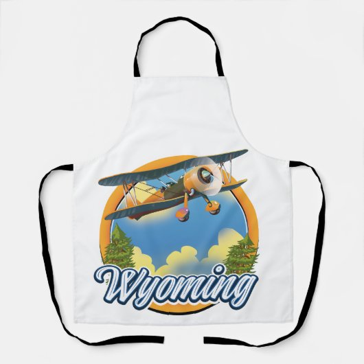Tablier logo de dessin animé Wyoming (Recto)