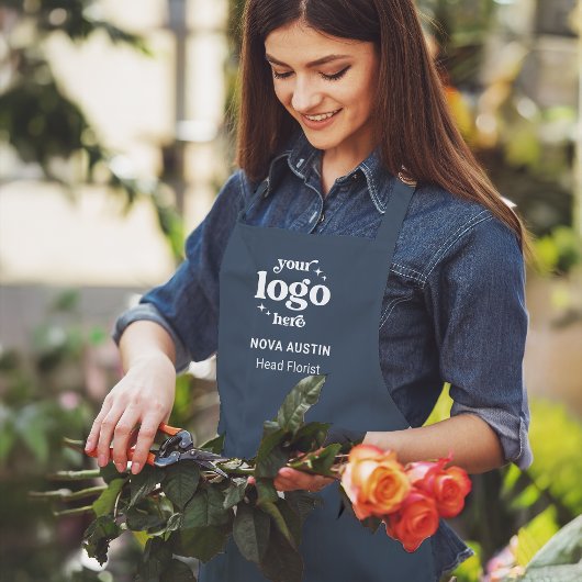 Tablier Logo de l'entreprise Nom de l'employé Titre de l'e