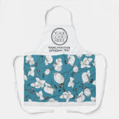 Tablier logo de l'entreprise orchidée promotionnelle turqu (Recto)