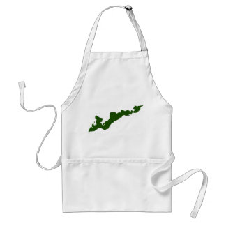 Tablier Logo de l'île des Pêcheurs classique - Vert