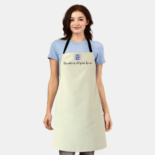 Tablier Logo de marque minimaliste pour petite entreprise