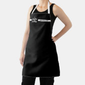 Tablier Logo de nom d'employé de marque noire (Insitu)