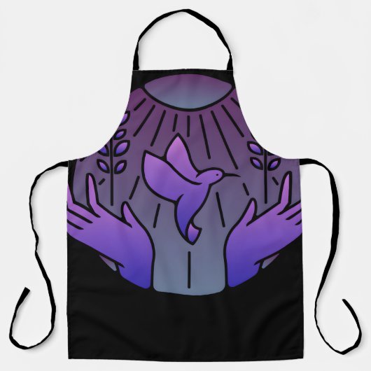 Tablier Logo de Rancho El Colibri surdimensionné (Recto)