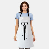 Tablier Logo de vélo minimum Rétro, Cyclisme et Louveur de (Porté)