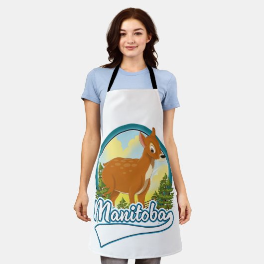 Tablier Logo de voyage du Manitoba Canada (Porté)