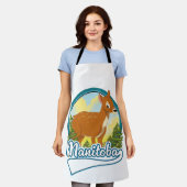 Tablier logo de voyage Manitoba Canada (Porté)