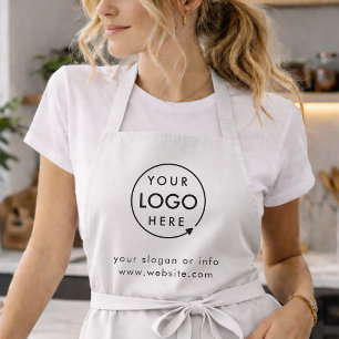 Tablier Logo d'entreprise Employé minimaliste profession