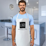 Tablier Logo d'entreprise uniforme personnalisé<br><div class="desc">Tabliers d'affaires personnalisés avec logo,  slogan et adresse de votre entreprise.</div>