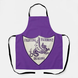 Tablier Logo des Dragons de Fighting Fairmont de Kettering