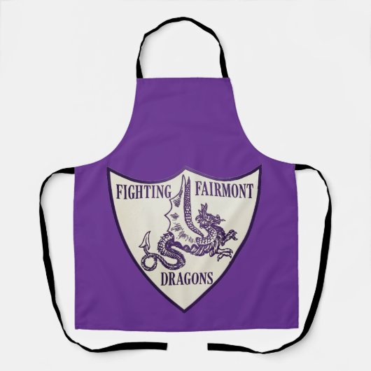 Tablier Logo des Dragons de Fighting Fairmont de Kettering (Recto)