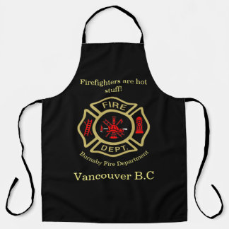 Tablier Logo du service des incendies Les pompiers sont de