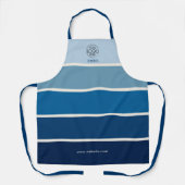 Tablier Logo Gras Bleu Dégradé (Recto)