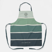 Tablier Logo Gras vert foncé (Recto)