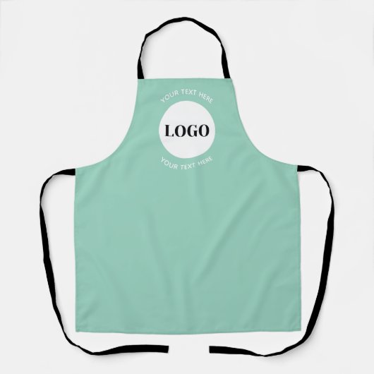 Tablier Logo Minimaliste Avec Texte Entreprise (Recto)
