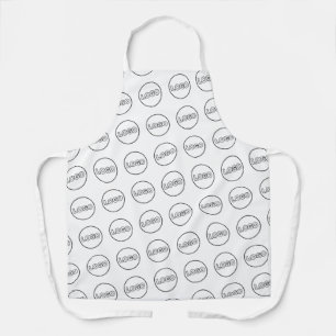 Tablier Logo minimaliste simple Entreprise Promotionnelle