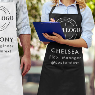 Tablier Logo Personnalisé Entreprise Nom commercial Poste