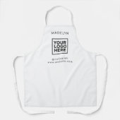 Tablier Logo Personnalisé Moderne Nom du personnel de l'em (Recto)