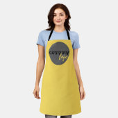 TABLIER LOGO PERSONNALISÉ PROFESSIONNEL MARQUÉ D'AFFAIRES  (Porté)