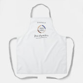 Tablier Logo personnalisé simple personnalisé (Recto)