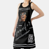 Tablier Logo photo personnalisée QR Menu CODE Restaurant (Insitu)