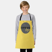 TABLIER LOGO PROFESSIONNEL MARQUÉ D'AFFAIRES JAUNE MODÈLE (Porté)